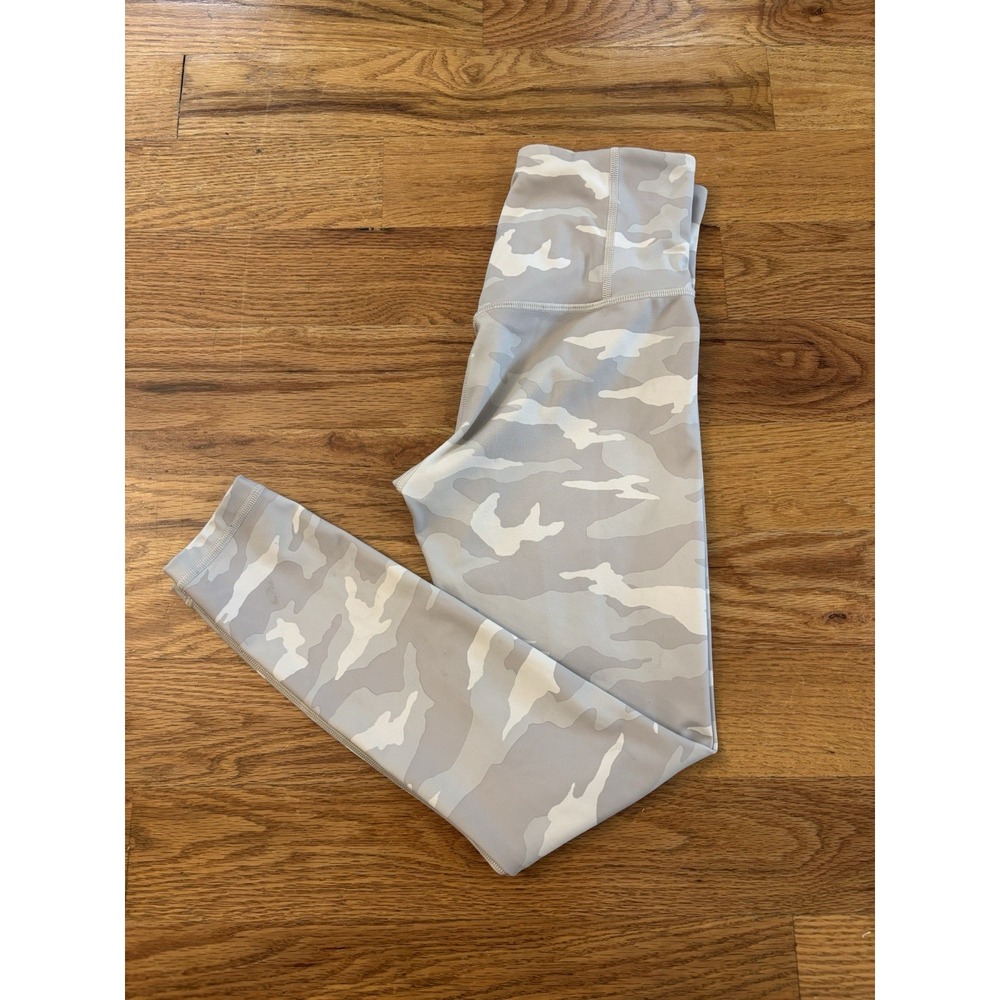 ATHLETA‎  Elation Camo 7/8  Tight Size XS Taupe Yoga Workout